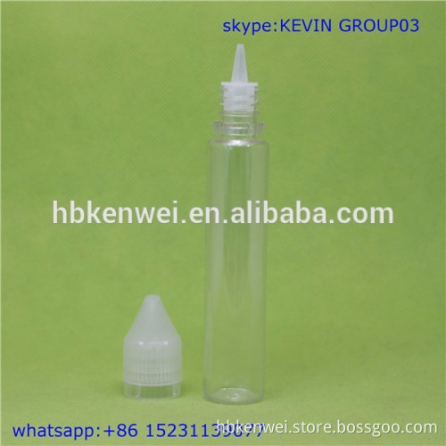 30ml plastic unicorn dropper bottle with clear tamper evident childproof lid